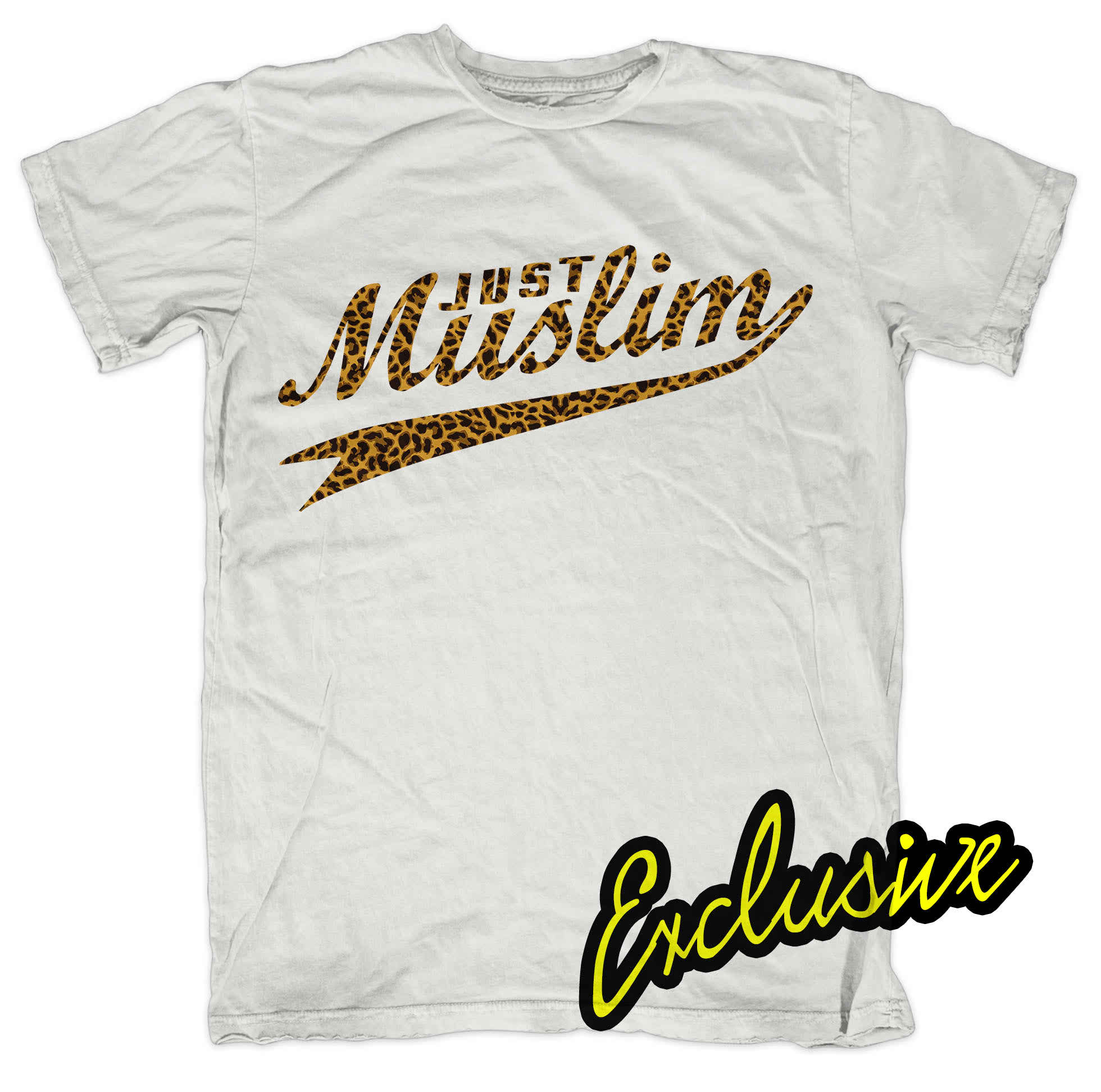 White Muslim Design T shirt